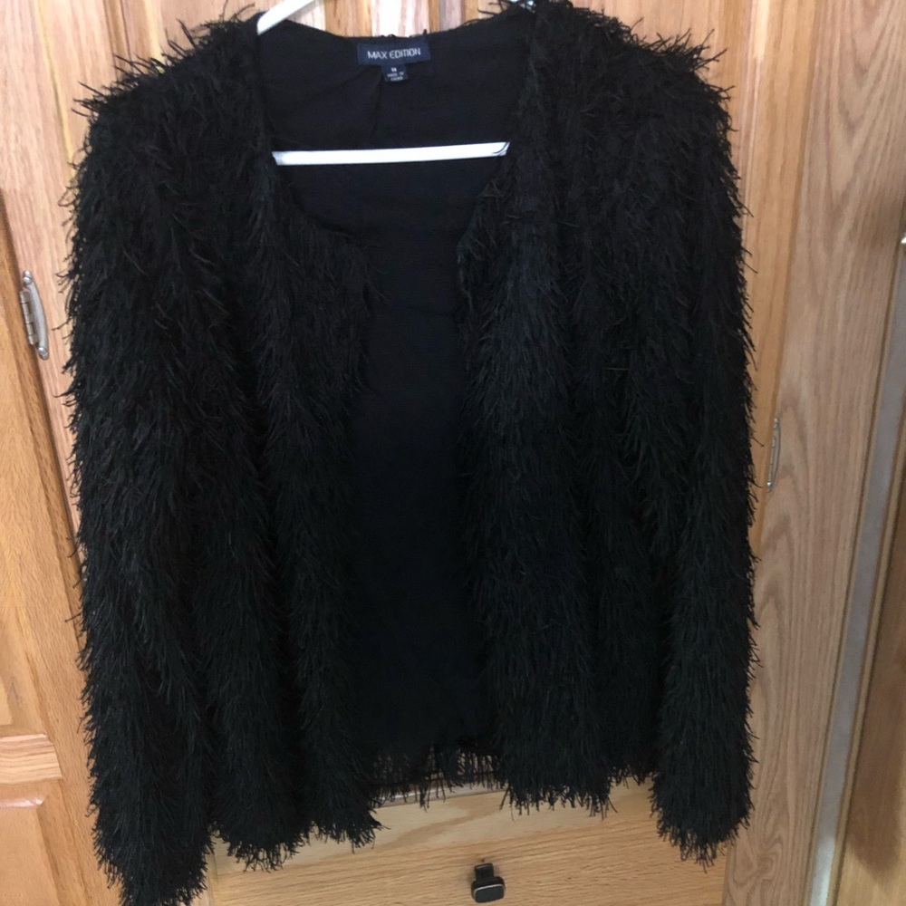 Fuzzy Black Costume Jacket